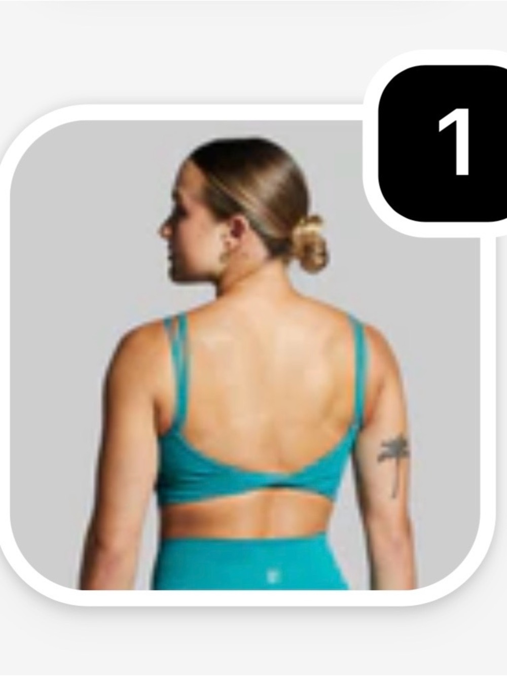 Born Primitive Emerald Twist-Back Sports Bra